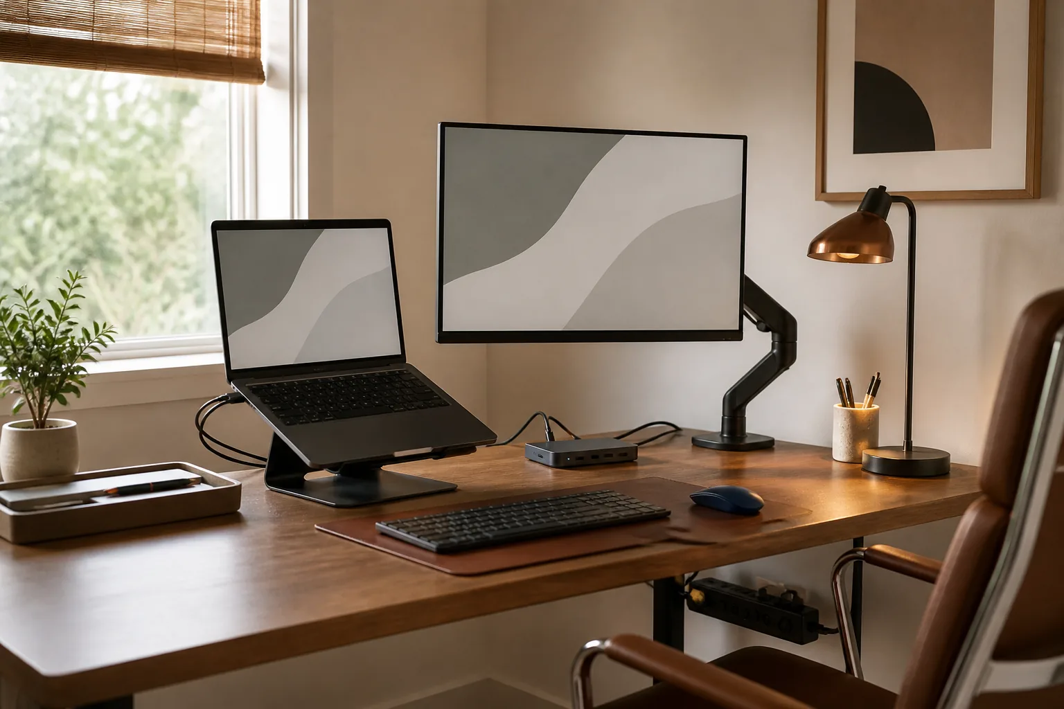 Home Office equipment in the Surefire Computers editorial workspace