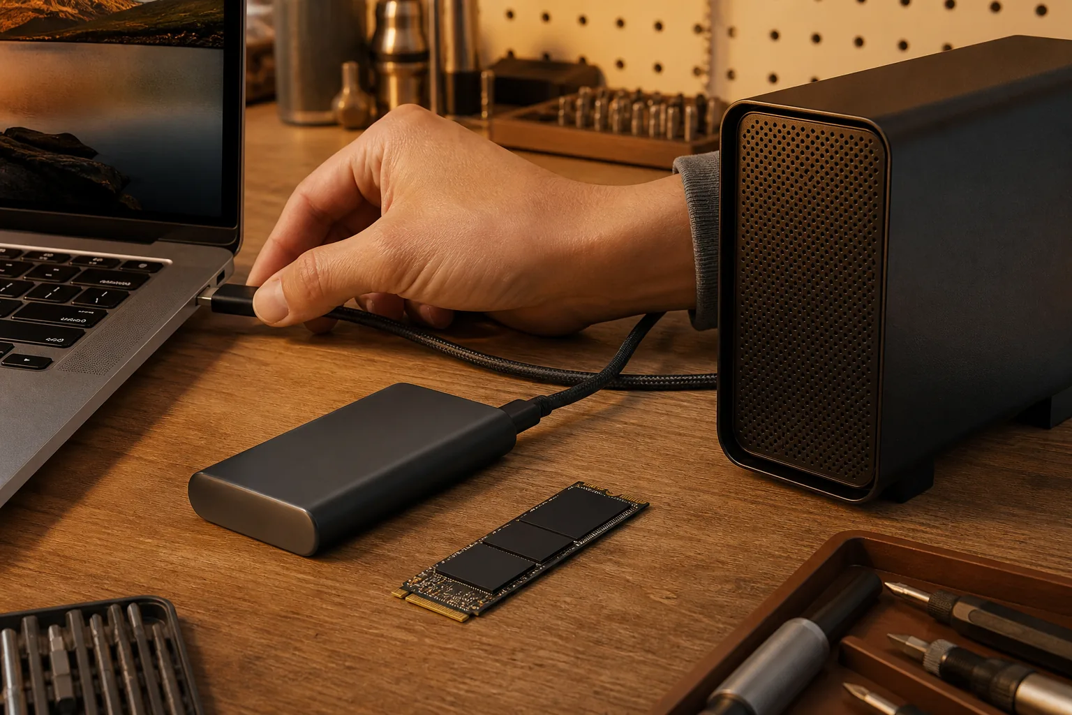 Storage & Backup equipment in the Surefire Computers editorial workspace
